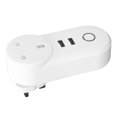 thumbnail image 1 of Smart WiFi Plug Dual USB Plug Smart Outlet Wireless APP Voice Control Timer Socket UK Plug 100?240V, 1 of 5