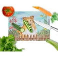 thumbnail image 2 of Caroline's Treasures Sheltie Spring Glass Cutting Board Large, 2 of 2