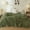 Sage Green, variant on Luxury Faux Rabbit Fur Queen Size Blanket for Bed, Soft Cozy and Plush Thick Waffle Big Bubble Throw Blanket for All Season, Cute Fuzzy Furry Throw Home Decor for Adults Kids, 90x90, Grey