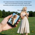 thumbnail image 2 of serony Aluminum Alloy Alloy Magnetic Selfie Screen Projector For Live Mirroring: Enjoy the Forshooting Rear Selfie Split Screen, 2 of 6