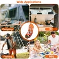 thumbnail image 5 of Moclever 19Pcs Camping Cooking Utensil Kit Portable Camping Cookware 2.9lbs Outdoor Kitchen Equipment with Storage Bag, Orange, 5 of 13