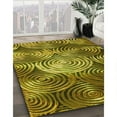 thumbnail image 3 of Ahgly Company Machine Washable Indoor Rectangle Transitional Orange Gold Area Rugs, 6' x 9', 3 of 7
