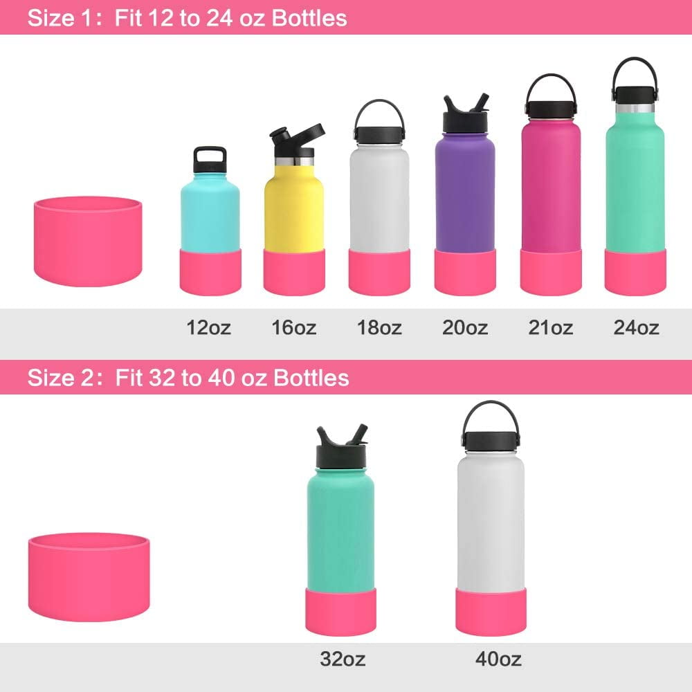 Animal-Inspired Water Bottles : no-slip silicone sleeve