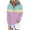 Mint Green, variant on Lenpel Hoodies for Women Casual Long Sleeve Quarter Button Color Block Pullover Sweatshirts Fall Winter Fashion Tops(Yellow,X-Large)