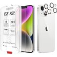 thumbnail image 2 of PYAN-[2+2 pack Tempered Glass Screen Protector Compatible with iPhone 14 (6.1 inch, 2022) with 9H Hardness Camera Lens Protector, [HD Clear] [EZ Kit] [Case Friendly], 2 of 4