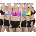 thumbnail image 2 of ToBeInStyle Bella Women's Pack of 6 Sports Bras - 38B, 2 of 4