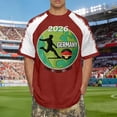 thumbnail image 2 of Men's 2026 Fan Soccer Collection, Patriotic Football Breathable Sportswear XXS-6XL, 2 of 4