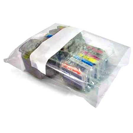 1000 Pack Of White Block Poly Bags 4 X 6 Clear Polyethylene For Ng And Storing Plastic Food Service Healthcare