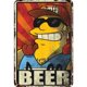 thumbnail image 1 of Placa Metal Vintage Duff Pintura Hierro Rectangular Barra Pared 20x30cm, 1 of 9