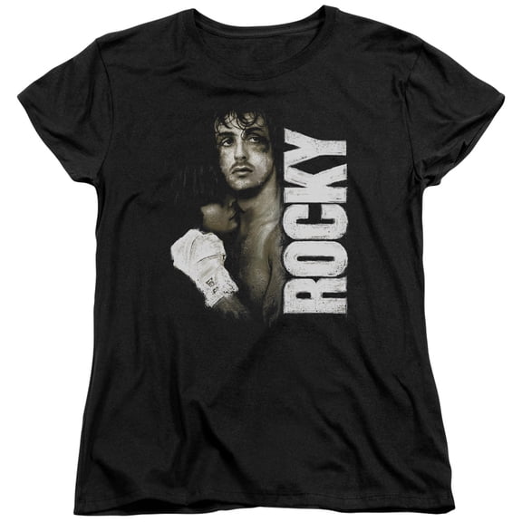 Rocky Painted Rocky Women's T-Shirt Black