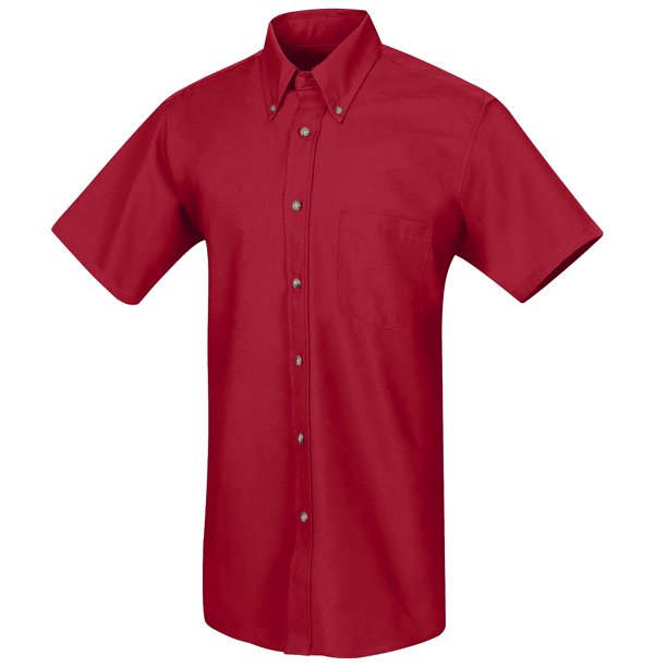Red Kap - Red Kap® Men's Short Sleeve Poplin Dress Shirt - Walmart.com ...