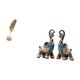 thumbnail image 5 of Escultura de hojas,Estatua de hoja de metal Escultura de hoja Decoración del hogar,Figura de elefante,Figuras de elefantes,estatuas,adornos de animales,Escultura coleccionable para, 5 of 8