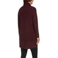 thumbnail image 2 of Max & Mia Ladies' The Essential Travel Cardigan Cozy Sweater (Wine, XL), 2 of 3