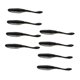 thumbnail image 1 of 8 señuelos de pesca suaves Wiggle Worm para lubina, salmón y trucha. Argenta Negra, 1 of 9