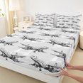 thumbnail image 3 of Homewish Transportation Theme 4-Piece Full Size Sheets for Teens Children Boys,Aircraft Airplane Bed Sheets,Helicopter Military Jet Lightweight Sheet Sets,Microfiber Bedroom Decor, 3 of 7