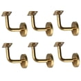 thumbnail image 4 of Soportes de Barandilla de Escalera Macarena 6 uds Placa de Soporte Plana, 4 of 8