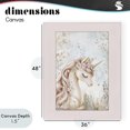 thumbnail image 4 of Stupell Industries Eclectic Enchanted Dreams Unicorn Canvas Art, 36 x 48, by Christine Simpson Art, 4 of 8