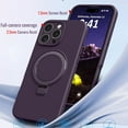 thumbnail image 5 of Dteck for iPhone 16 Pro Max Case with Stand, Slim Liquid Silicone Phone Cases for iPhone 16 Pro Max Compatible with MagSafe Magnetic Ring Kickstand Case Full Camera Protection,Blue, 5 of 5
