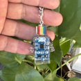 thumbnail image 4 of Fast Reach Electronic Robot Keychain Handmade Jewelry Key Rings for Phone Stylish Jewelry Blue, 4 of 8