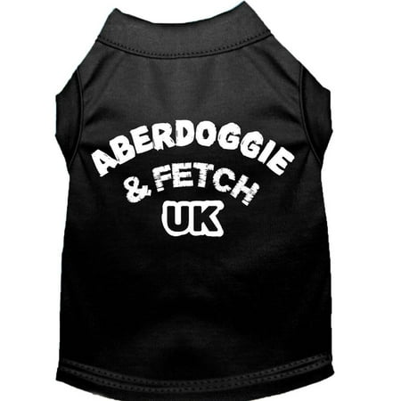 Pet Dog Cat Shirt Screen Printed, "Aberdoggie and Fetch UK"
