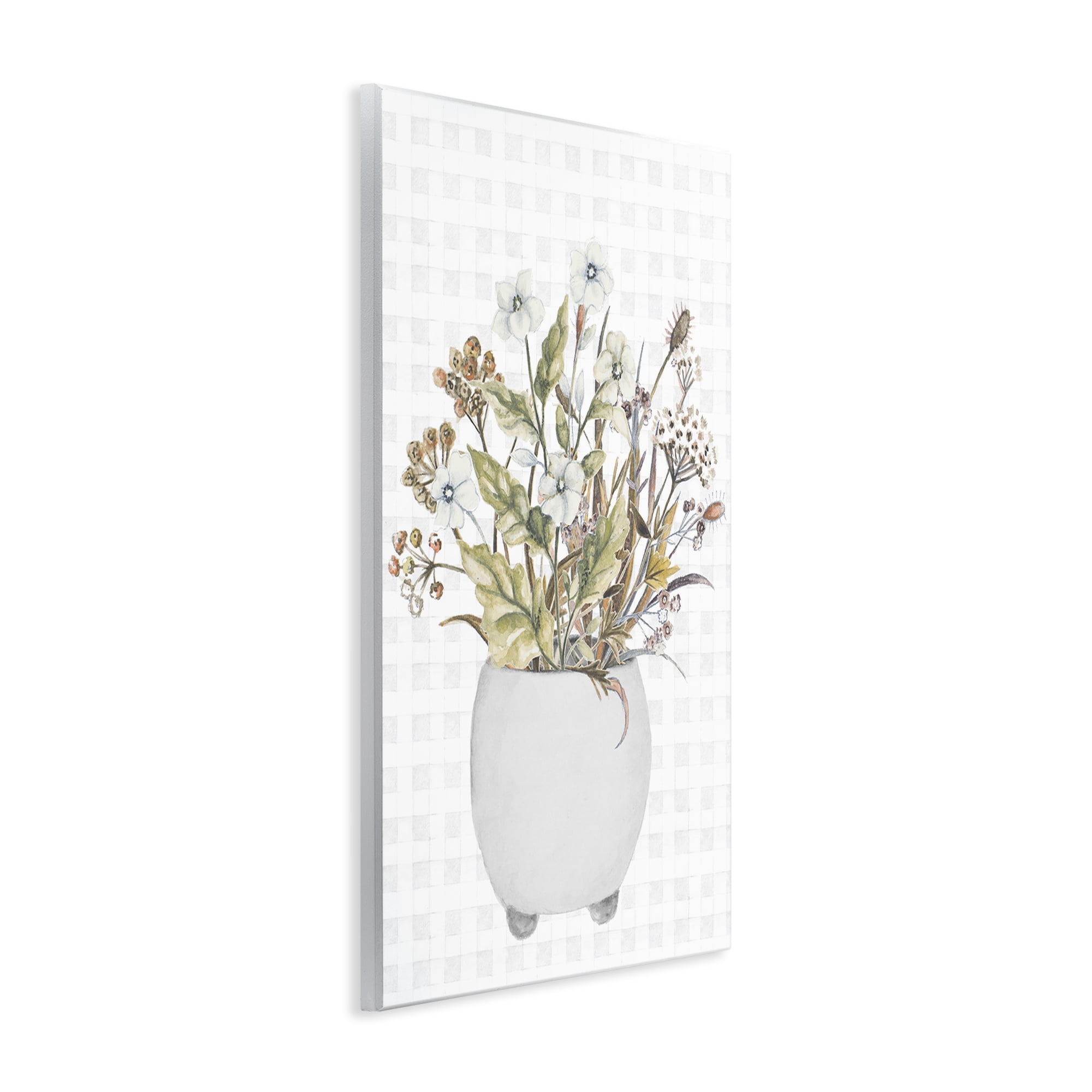 Stupell Industries Soft Potted Wildflowers Botanical & Floral Painting Unframed Art Print Wall Art, 10 x 15