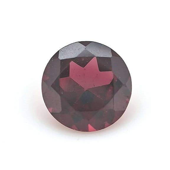 Certified Genuine 1.25 Carat Rhodolite Garnet Round Shape Brilliant Cut 7 mm Loose Gemstone January Birthstone