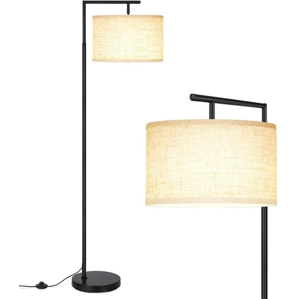 Led Floor Lamp Montage Modern Classic Standing Reading Light With Hanging Shade Minimalist Bedside For Bedroom Living Room Bulb Black Com Led Floor Lamp Montage Modern, Floor Lamp Stand No Shade