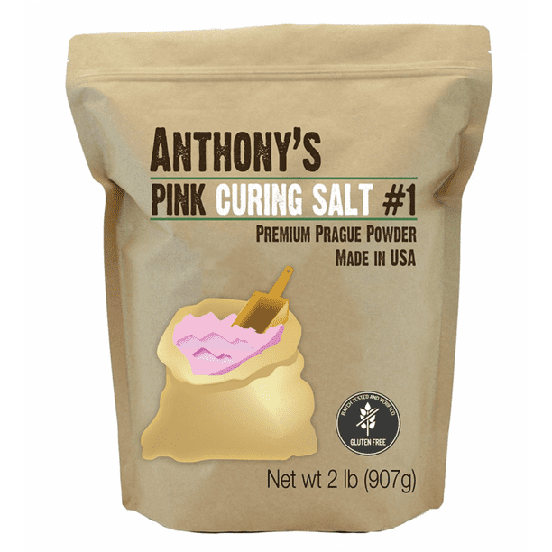 Pink Curing Salt 1 2lb Prague Powder By Anthony S Verified Gluten Free New Walmart Com Walmart Com