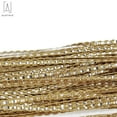 thumbnail image 4 of Gustave 3.3FT * 6.6FT Door String Curtain Wall Panel Fringe Window Room Divider Glitter Tassel Screen Ribbon Curtains for Wedding Home Party Decor "Champagne Gold", 4 of 11