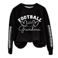 thumbnail image 4 of Olyvenn Football Grandma Sweatshirts Women Sunday Game Day Football Graphic Crewneck Long Sleeve Shirt Pullover Tops Outfits Black M, 4 of 4