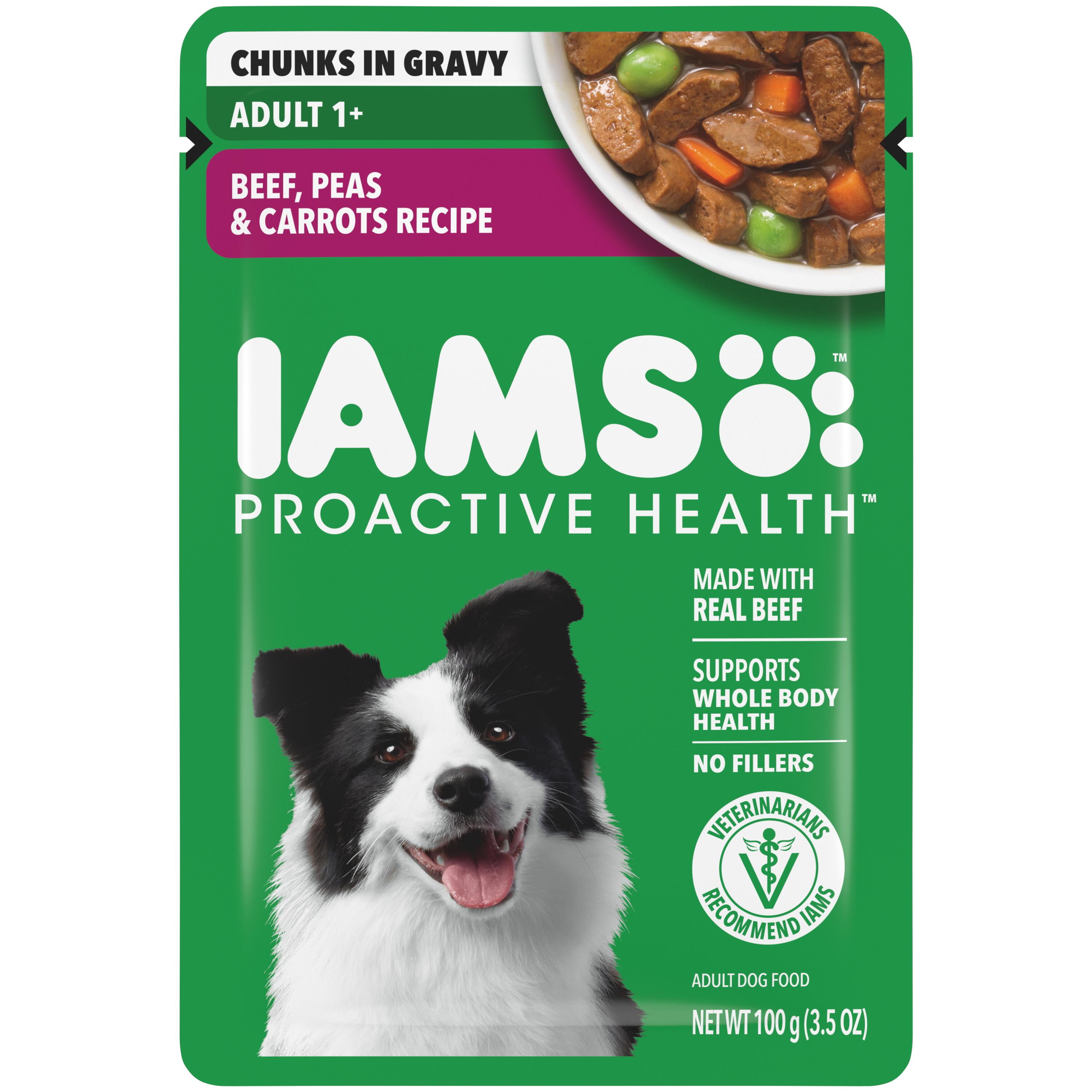 (16 pack) IAMS Proactive Health Core Pouch - Beef