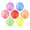 10pcs, variant on 10/20Pcs Colorful Bounce Balloon Punching Balloon with Rubber Bands Handle Thickened Balloon Kids Outdoor Toy