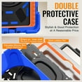 thumbnail image 3 of Funda para Samsung Galaxy Tab A11 de 8,7 pulgadas (2025) y Galaxy Tab A9 de 8,7 pulgadas (2023), funda de silicona resistente con asa, soporte de 360 ​​grados, correa y soporte para S Pen., 3 of 9