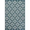 thumbnail image 5 of Unique Loom Outdoor Trellis Collection Area Rug - Tiles (4' 1" x 6' 1" Rectangle Navy Blue/Ivory), 5 of 9