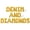 Gold, variant on Letter Balloons - DENIM AND DIAMONDS 16" Inch Alphabet Letters Foil Mylar Balloon Bachelorette Party Banner (Gold)
