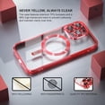 thumbnail image 3 of 2-in-1 Entronix Bundle for iPhone 14 Pro Max, Magnetic Clear Case 1 Screen Protector, Red, 3 of 8