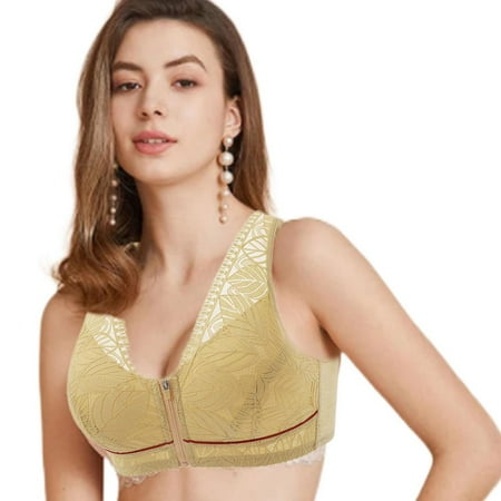 

Tohuu Women Front Close Bra Women s Tank Top Wire Free Bras Comfort Wirefree Back Support Posture Full Coverage Bras generous