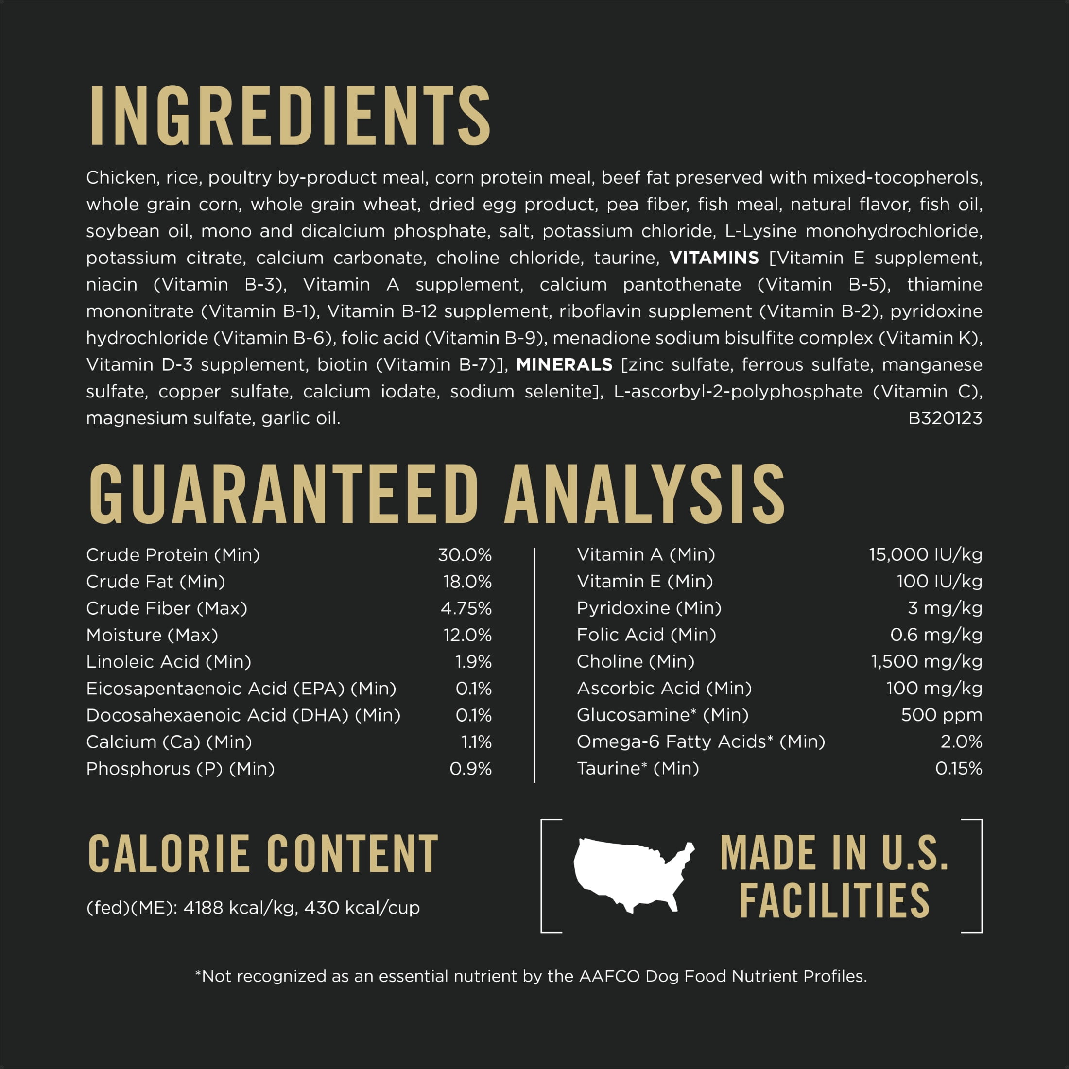 Purina Pro Plan Sport Development Large Breed 30/18 Chicken and Rice High Protein Dog Food Dry Puppy Formula, 18 lb Bag