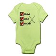 thumbnail image 1 of CafePress - Crawl Walk Hockey Body Suit - Baby Light Bodysuit, 1 of 1