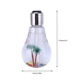 thumbnail image 3 of Naiovety Humidificador de aire con bombilla, difusor de Aroma LED para dormitorio de 400ml con luz nocturna, humidificador portátil, generador de niebla Type7 NO7 Naiovety HA059186-02B, 3 of 6