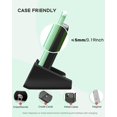 thumbnail image 5 of Cargador inalámbrico YUWISS Soporte de carga inalámbrico Cargador inalámbrico 10/7.5/5W Compatible con iPhone 14 13 12/12 /11Pro Max/XR/XS Max/XS/X/8/8Plus Galaxy S22/S21/S9/S9+/S8/S8+ Note, 5 of 5