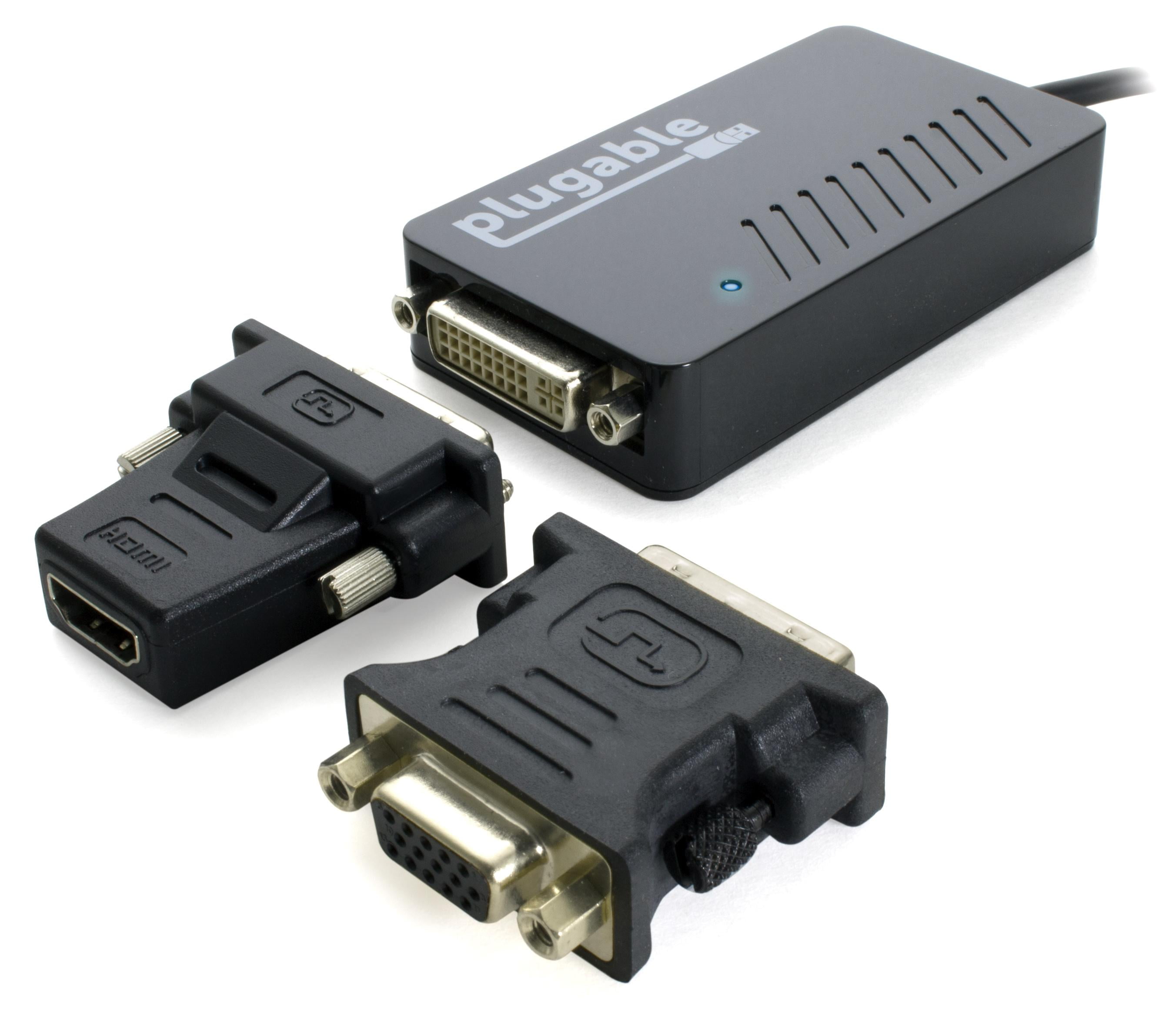 Plugable USB 3.0 to HDMI/DVI/VGA Video Graphics Adapter for Multiple
