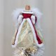 thumbnail image 5 of Angel Christmas Tree Topper Ornament with White Feather Wings Xmas Trees Topper Star for Home Holiday Party Trees Decorations, 5 of 5