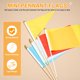thumbnail image 3 of Banderines Mini Uxcell de 8x3 Pulgadas, 25 Pcs Banderas Pequeñas de Mano para Celebraciones DIY Deportivas, Naranja, 3 of 6