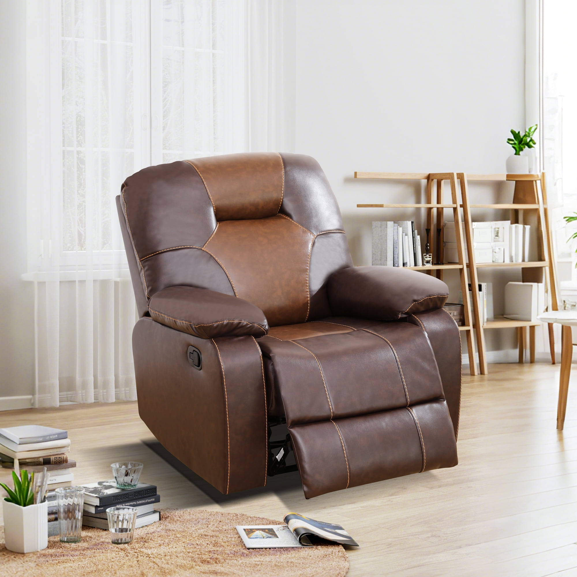 MAYEERTY Modern Adult Simple Reclining Stylish Business Function Sofa for Living Room