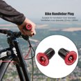thumbnail image 2 of 1 Paire de Bouchons d'Extrémité de Guidon de Route MTB de Poignée de Bicyclette, 2 of 8