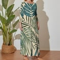 thumbnail image 5 of Large Size Vintage Hawaiian Aloha Graphic Long Sleeved Dress Women Dress for Parties Elegant Chic Evening Dresses, 5 of 7