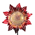 thumbnail image 3 of Home & Garden Orange/Red Mosaic Flower Stake Metal Outdoor Decor 12925, 3 of 3
