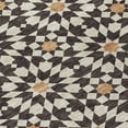 thumbnail image 5 of 10' X 14' Charcoal Silver And Copper Floral Medallion Washable Indoor Outdoor Area Rug, 5 of 5