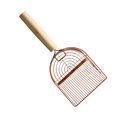 thumbnail image 2 of Arena de metal grande con gancho Pala profunda duradera con mango de madera Pala para basura Estilo A Yuyangstore Recogedor de arena para gatos, 2 of 8